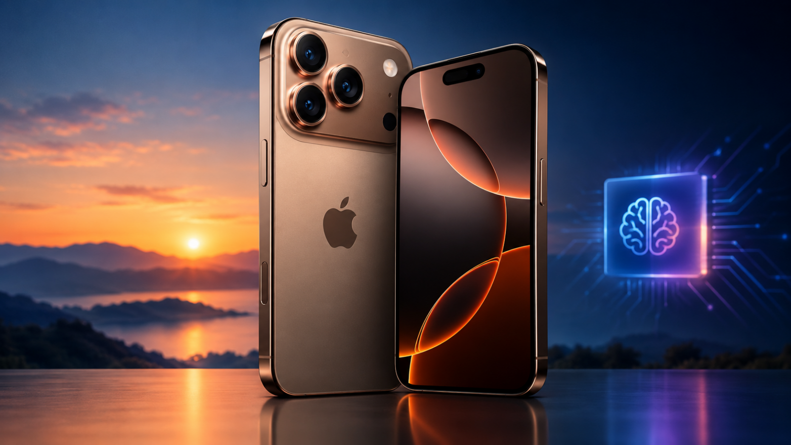 iPhone 18 Pro smartphone with advanced camera system and artificial intelligence technology