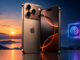 iPhone 18 Pro smartphone with advanced camera system and artificial intelligence technology